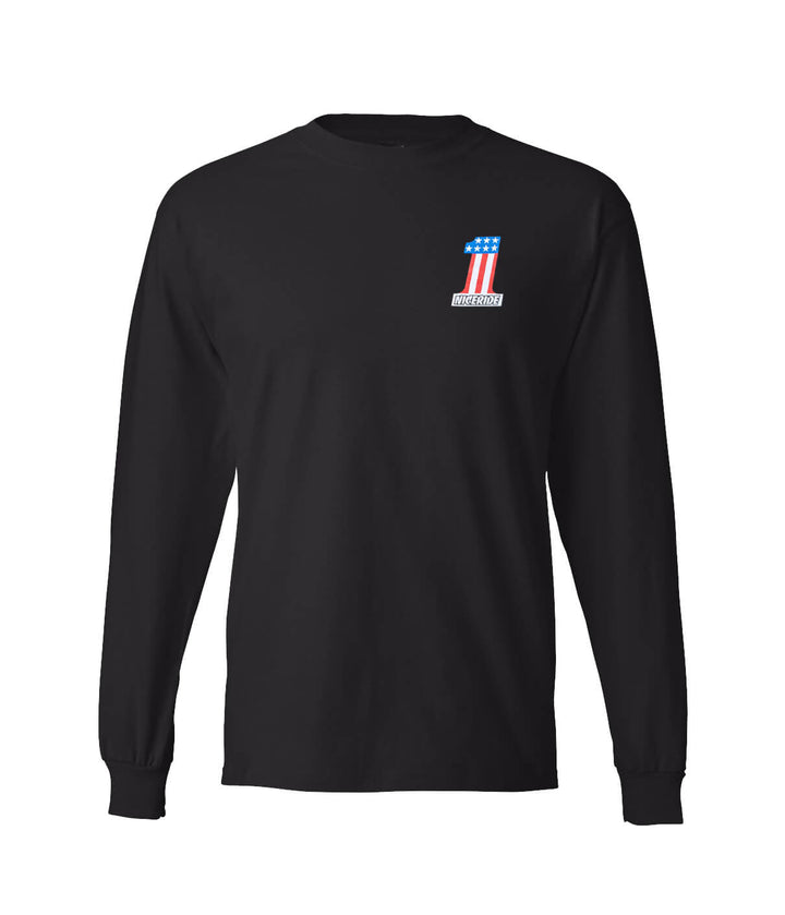 Not So Evil black long sleeve shirt featuring NICERIDE&