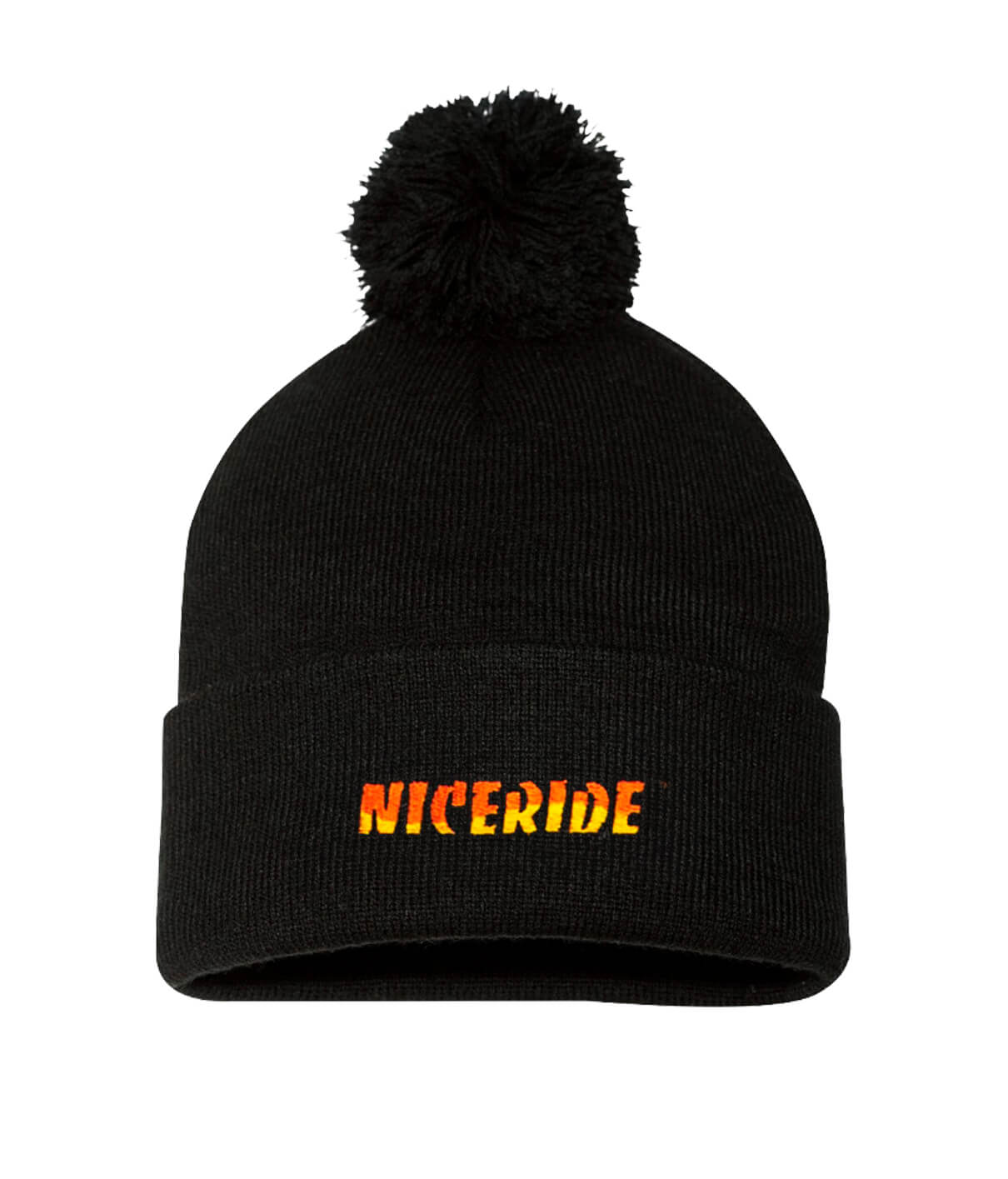 &quot;Classic NICERIDE&quot; Puff Beanie
