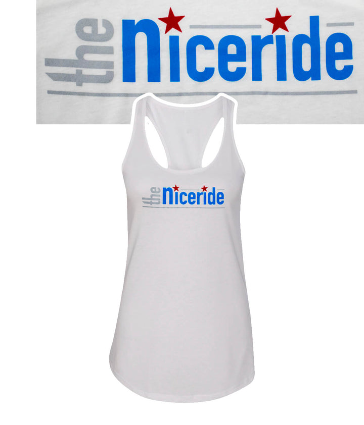 Banjo - Black Or White Next Level Tank Top for Women - Yoga Top, Racerback Tank Top design from NICERIDE.