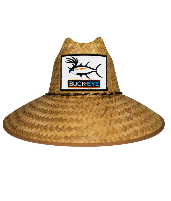 "Buck-Eye" STRAW SUN HAT UNISEX BEACH HAT