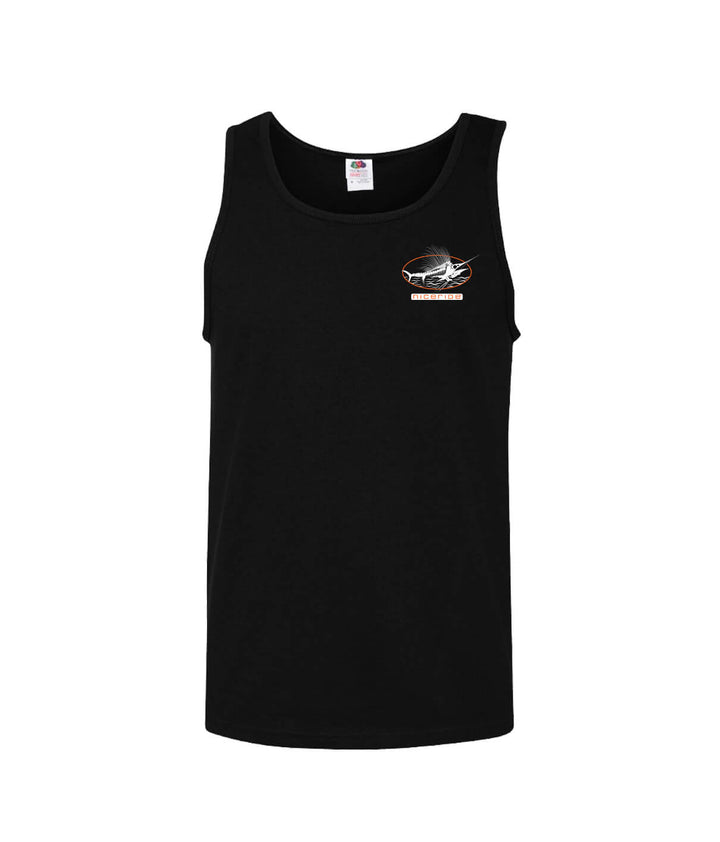 Black tank top featuring NICERIDE&