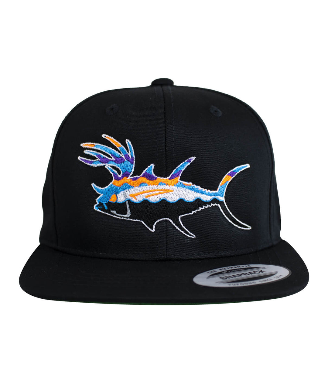 Buck-Eye Explorer hat with colorful fish design, perfect for kids&
