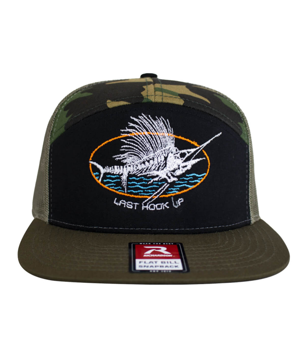 "Last Hook Up" 7 Panel Trucker Snapback Hat For Men And Women