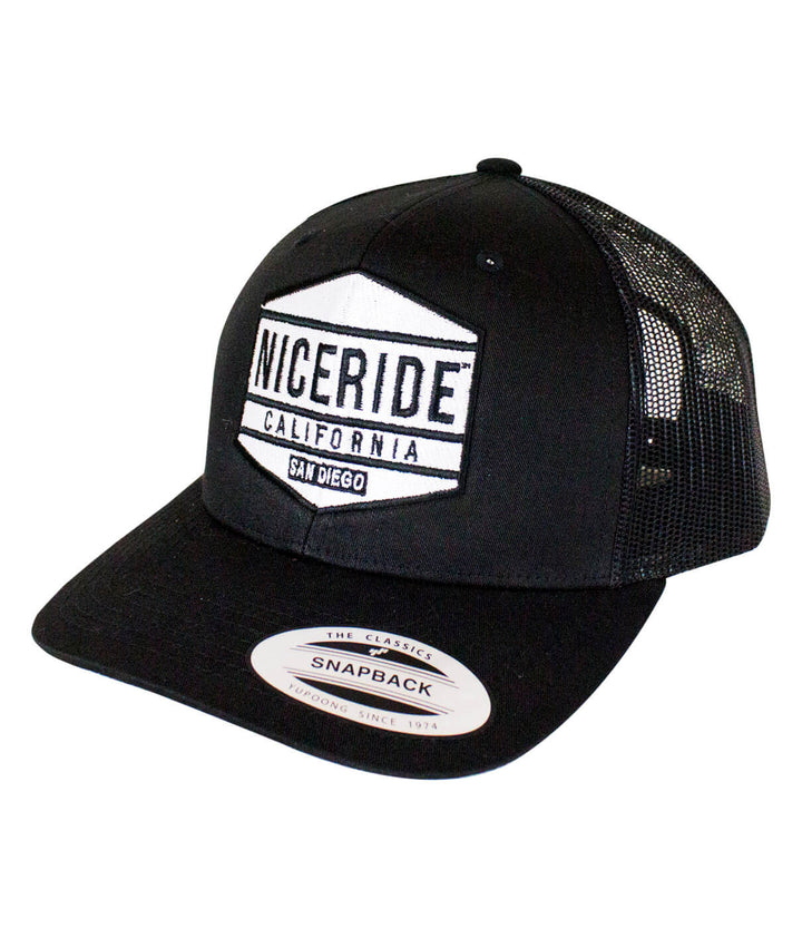 Good Times retro trucker hat featuring NICERIDE&