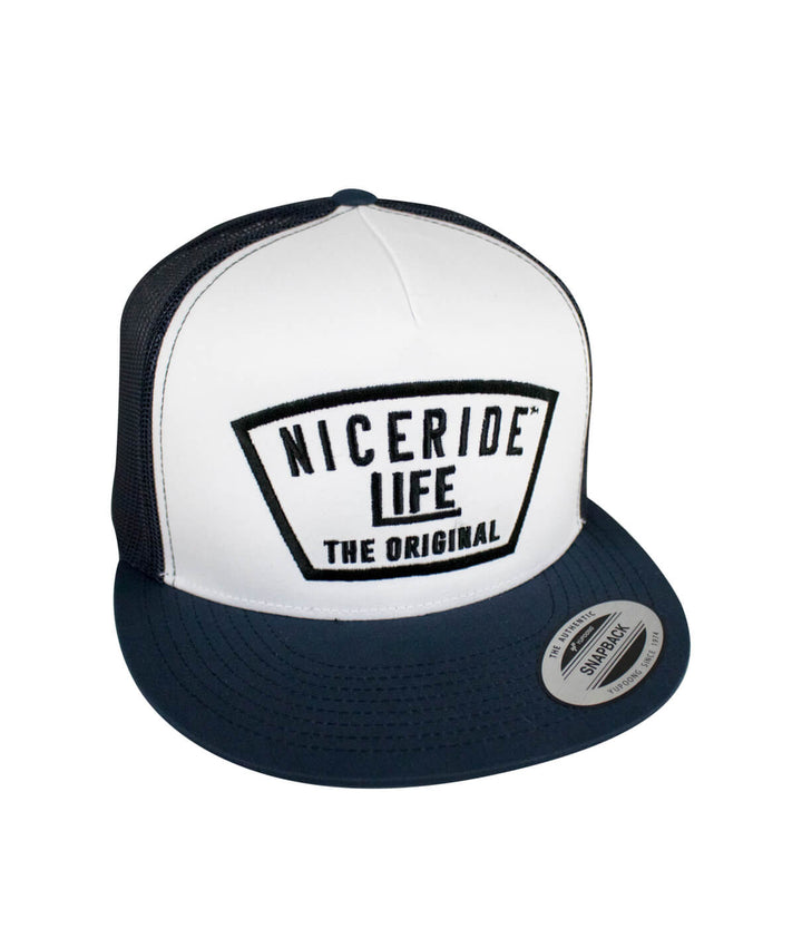 Grinder Trucker Hat featuring NICERIDE&