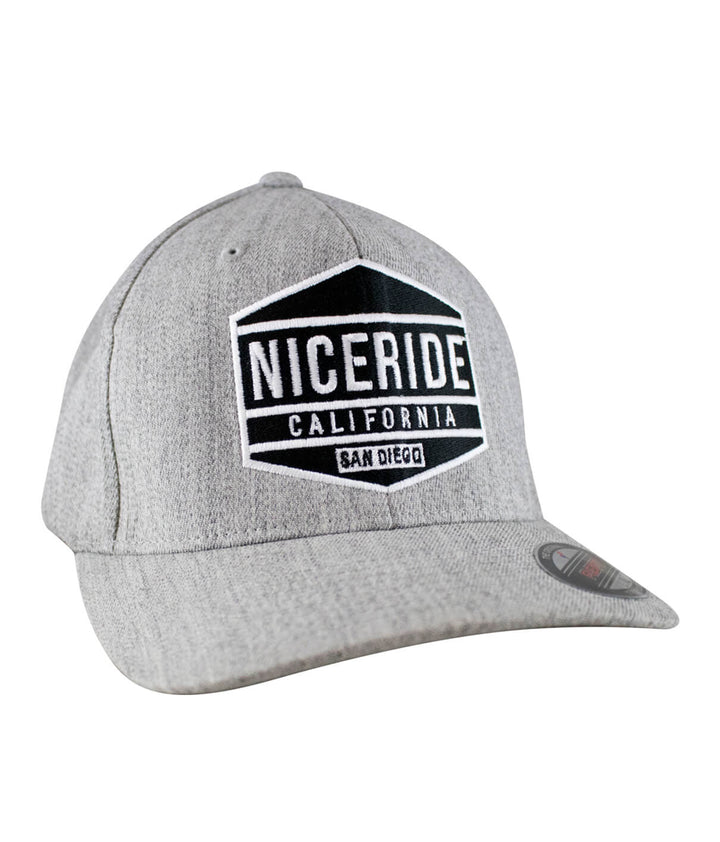 Good Times Classic Flexfit Baseball Cap, a stylish hat with NICERIDE logo and design, perfect for casual wear.
