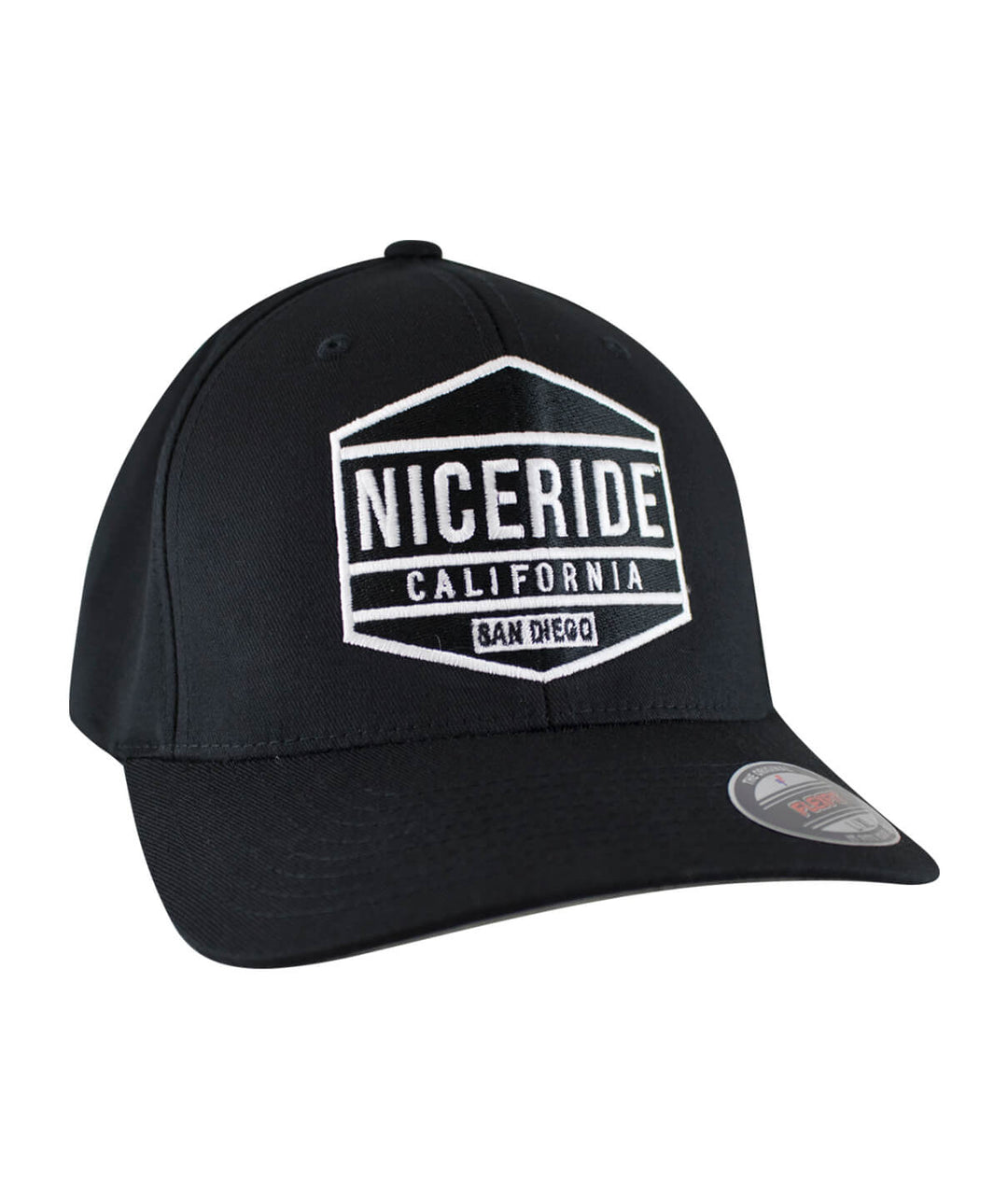 Good Times Classic Flexfit baseball cap with NICERIDE logo, a stylish hat for casual wear.