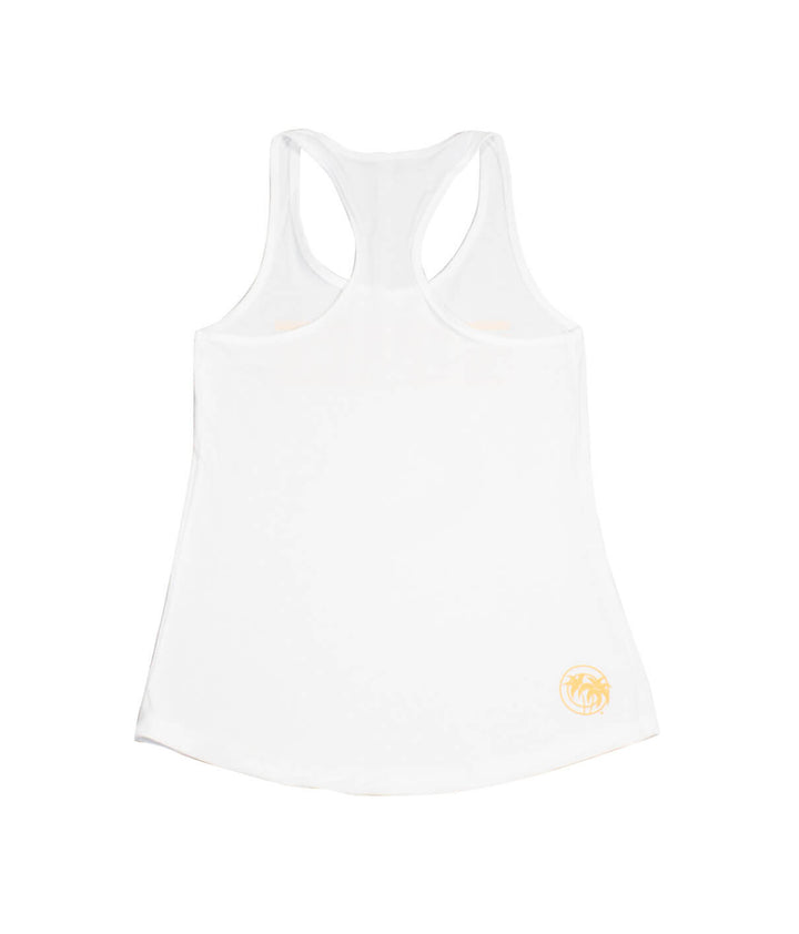 Back view of Solana - White Next level Women&