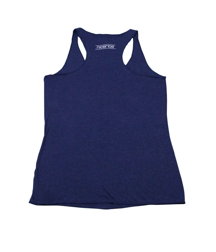 Back view of Happy, Healthy, Hungover tank top, Next Level Women&