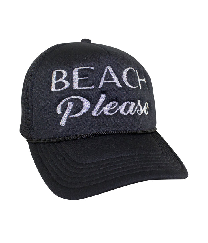 Beach Please Foam Trucker Hat featuring &