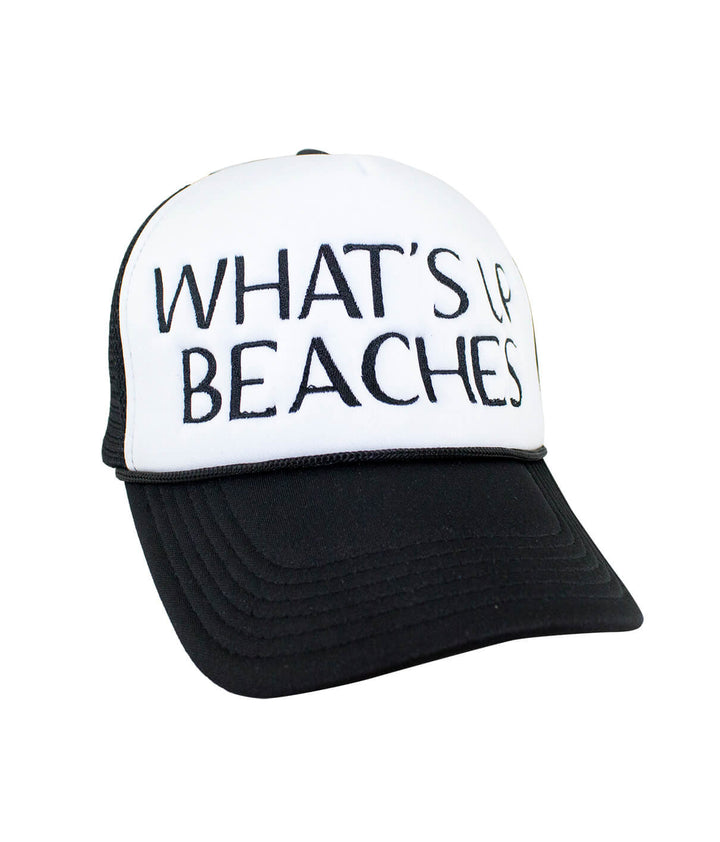 Foam Trucker Hat with "What&