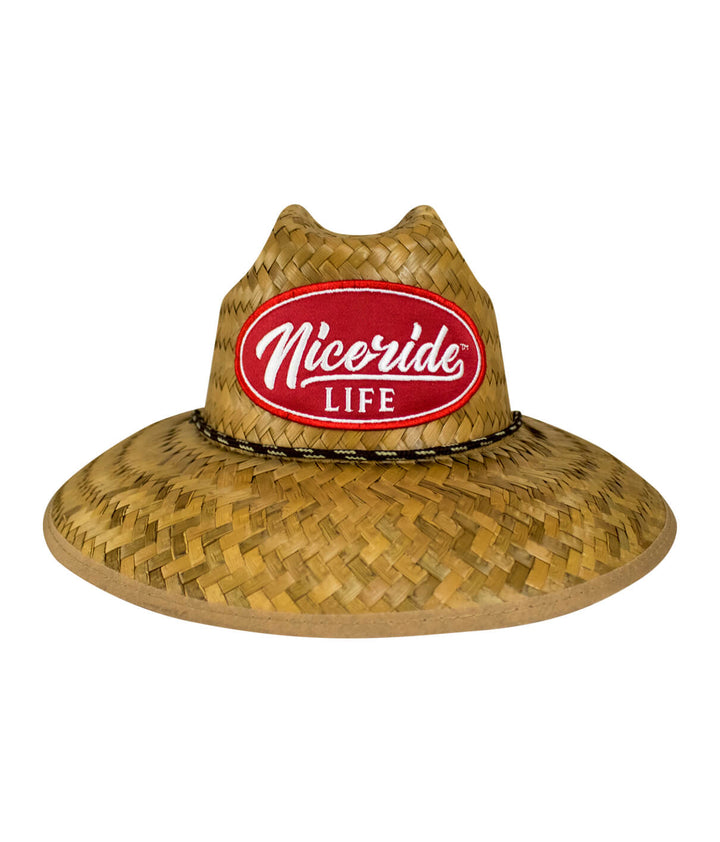 Unisex Junior straw sun hat with NICERIDE&