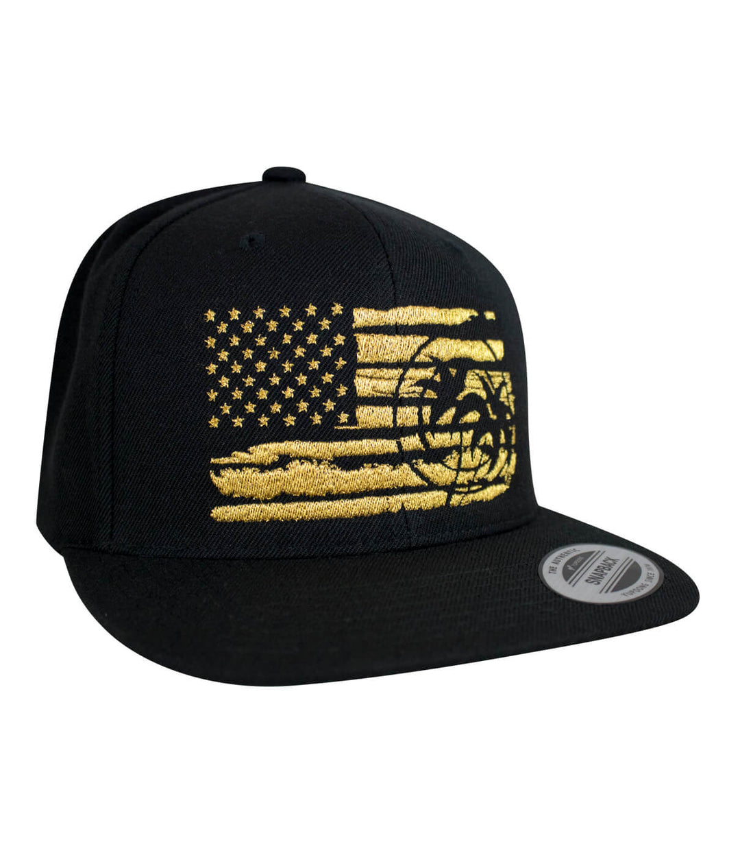 "Strong Faded Gold" Unisex Adjustable Snapback Flag Hat