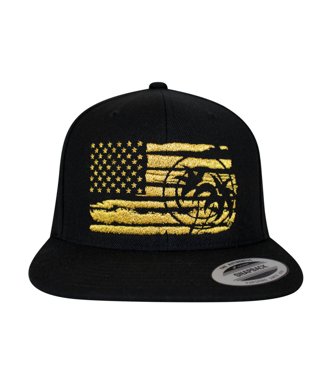 "Strong Faded Gold" Unisex Adjustable Snapback Flag Hat