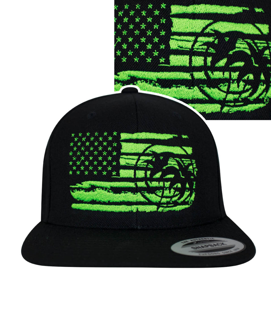 "Strong Faded" Snapback Flag Hat