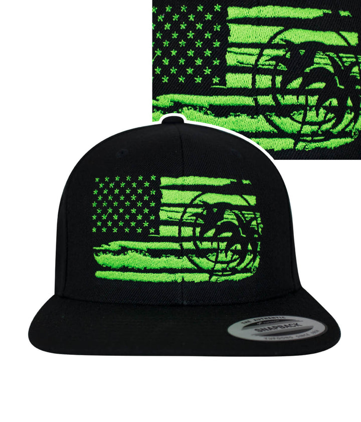 "Strong Faded" Snapback Flag Hat