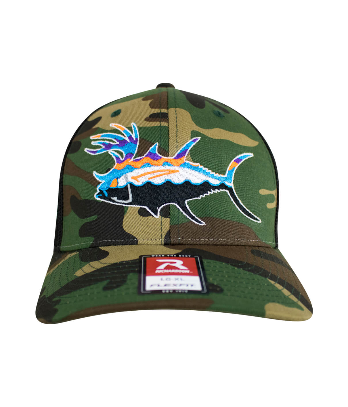Camouflage Buck-Eye Explorer Meshback Flexfit Hats | NICERIDE