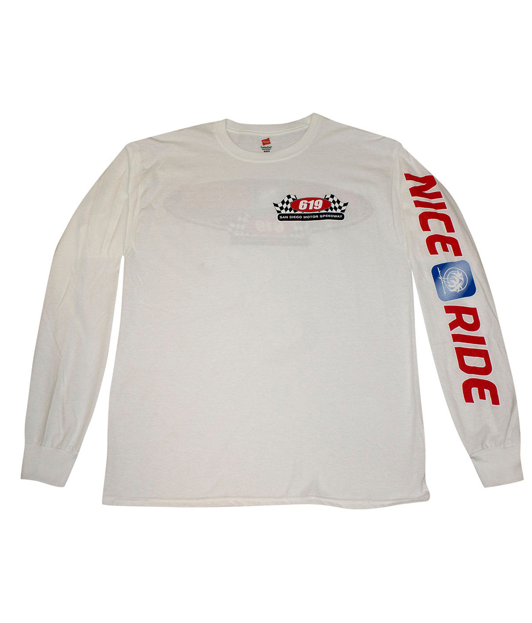 619 Motor Speedway shirt - White Hanes Men&