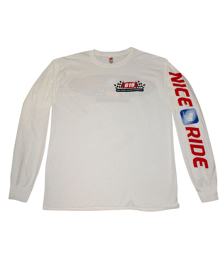 619 Motor Speedway shirt - White Hanes Men&
