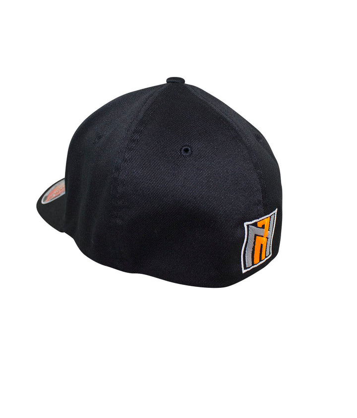 Back view of the NICERIDE Classic Flexfit Hat showcasing the NR logo and fabric details of the hat.