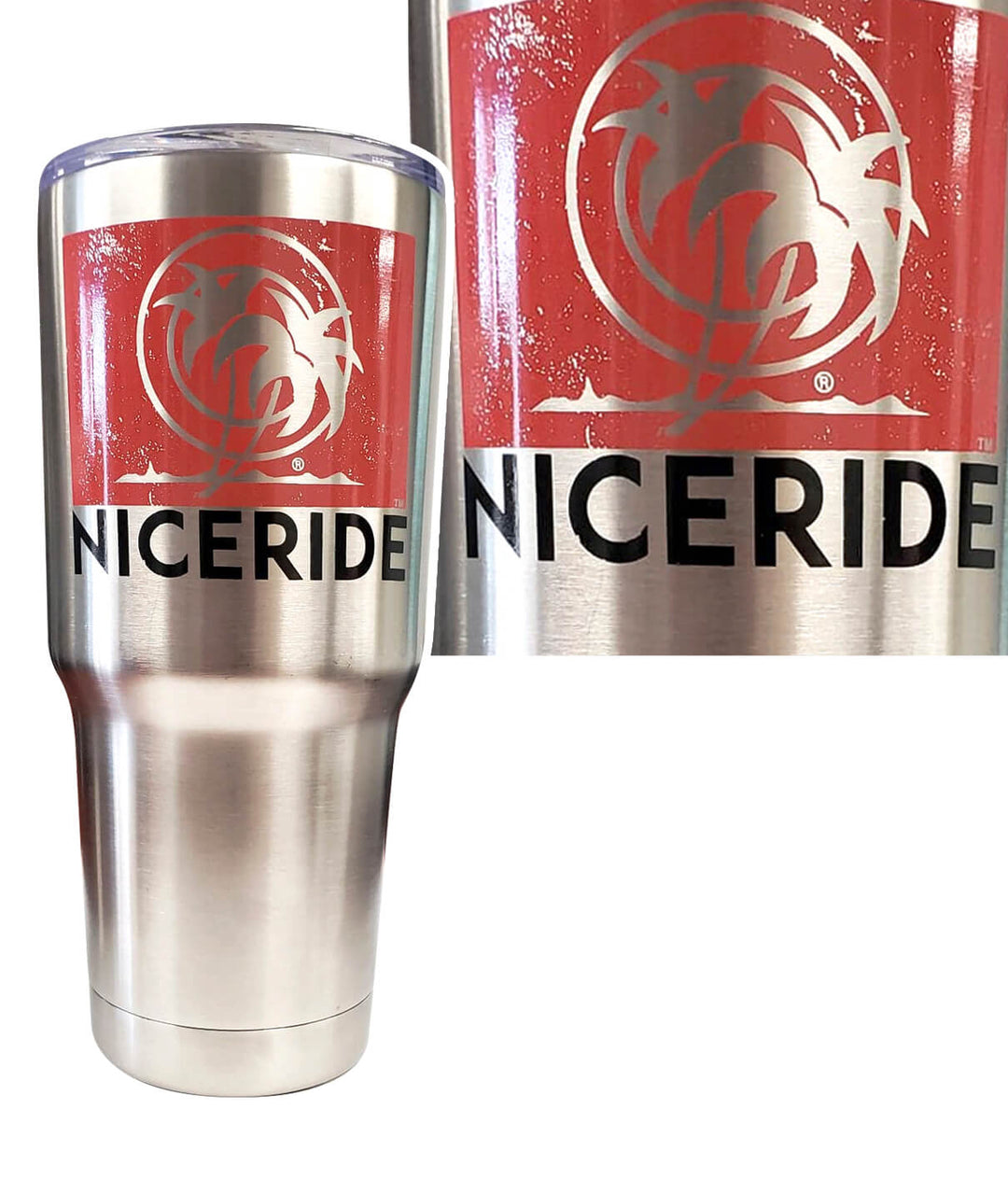 Stainless Steel Insulated Tumbler featuring NICERIDE&