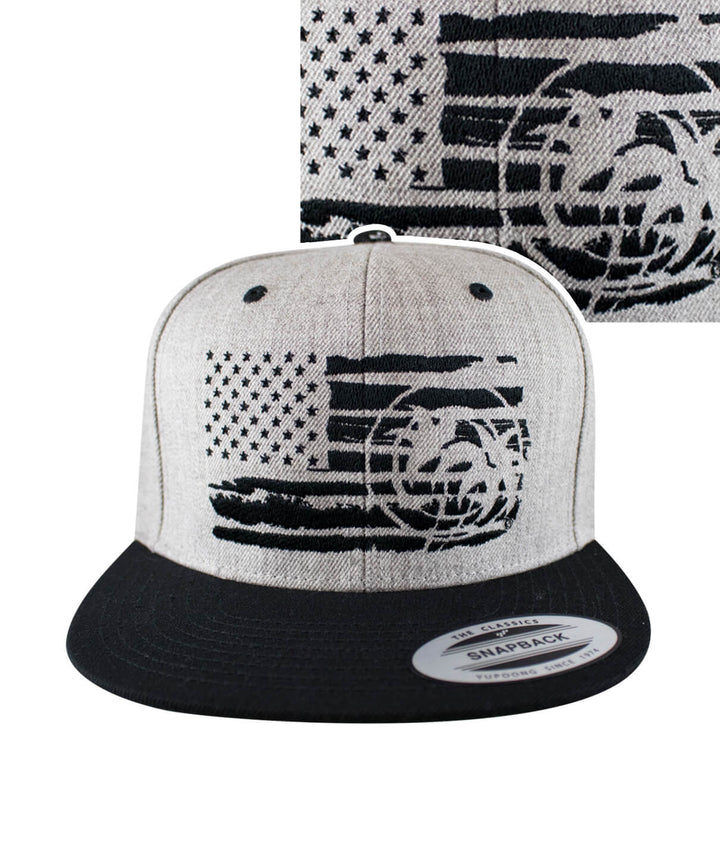 "Strong Faded" Snapback Flag Hat