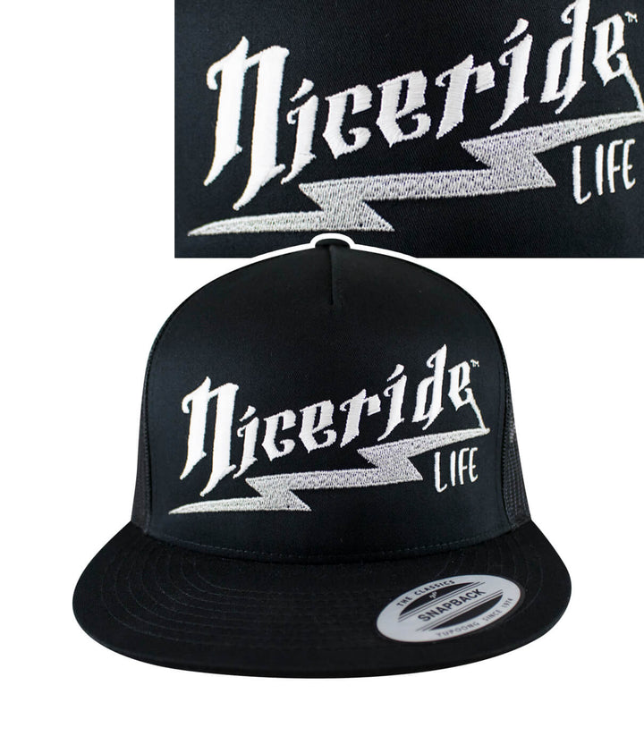 Shocker trucker hat featuring NICERIDE&