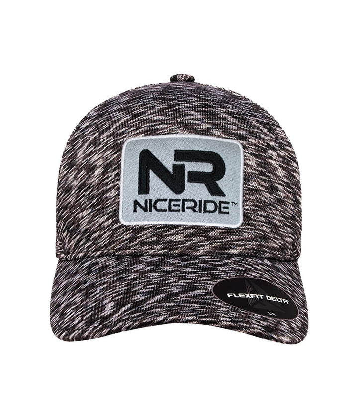 Target Performance Flexfit Seamless Unipanel Cap featuring NICERIDE logo and stylish design.
