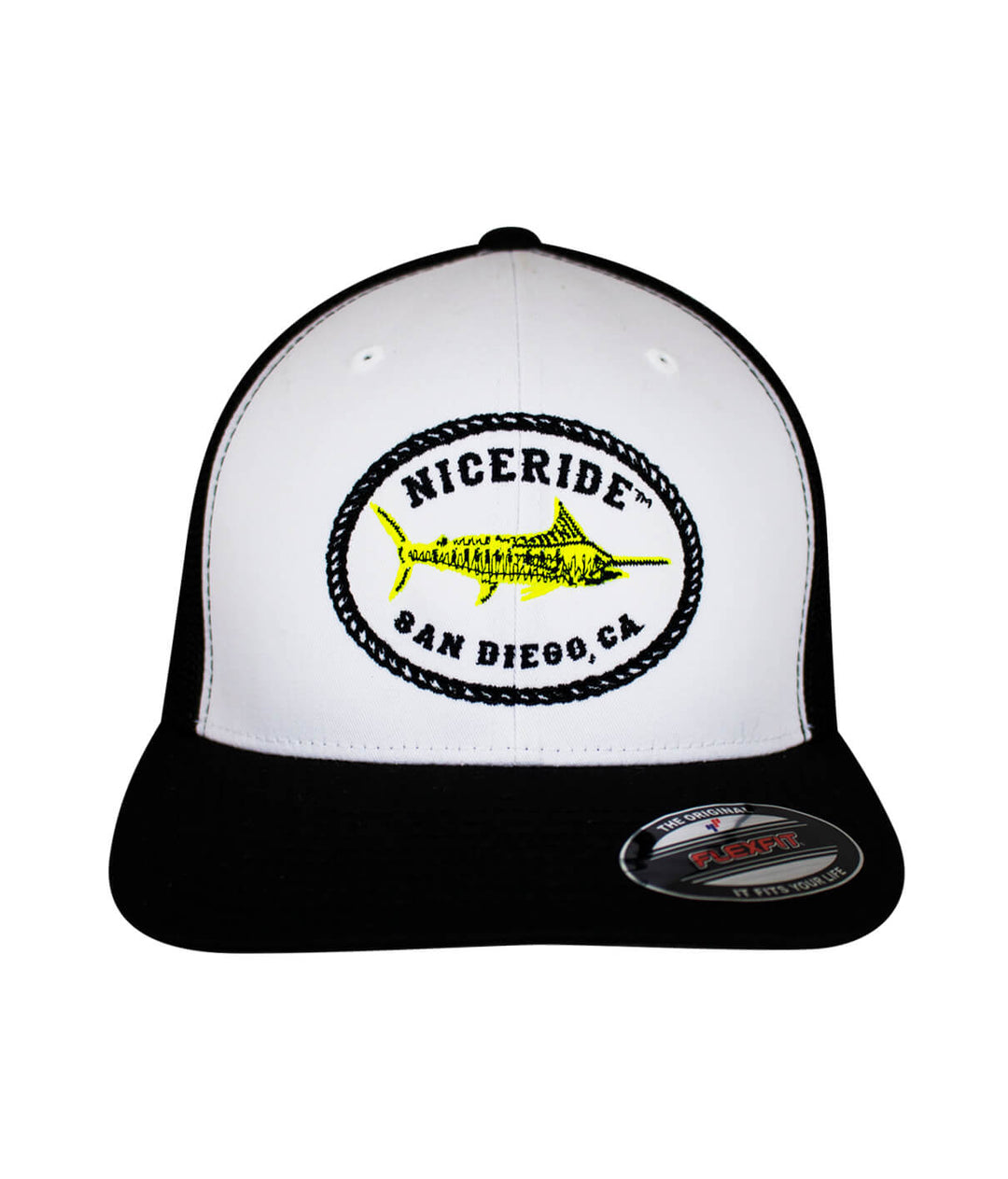 Reeling it In Meshback Flexfit Hat featuring NICERIDE&