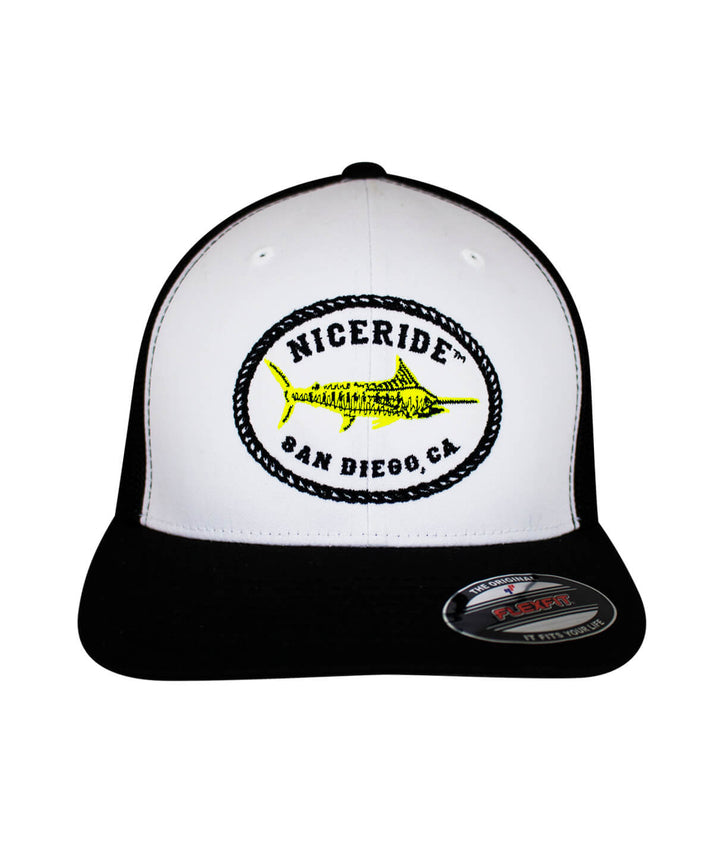Reeling it In Meshback Flexfit Hat featuring NICERIDE&