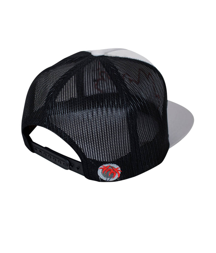 Half Pipe Trucker Hat showcasing the back with NICERIDE&