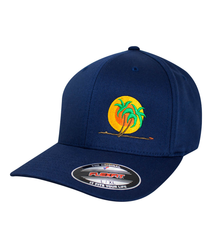 Classic Palm hat featuring vibrant palm tree design and NICERIDE logo embroidered on the front.