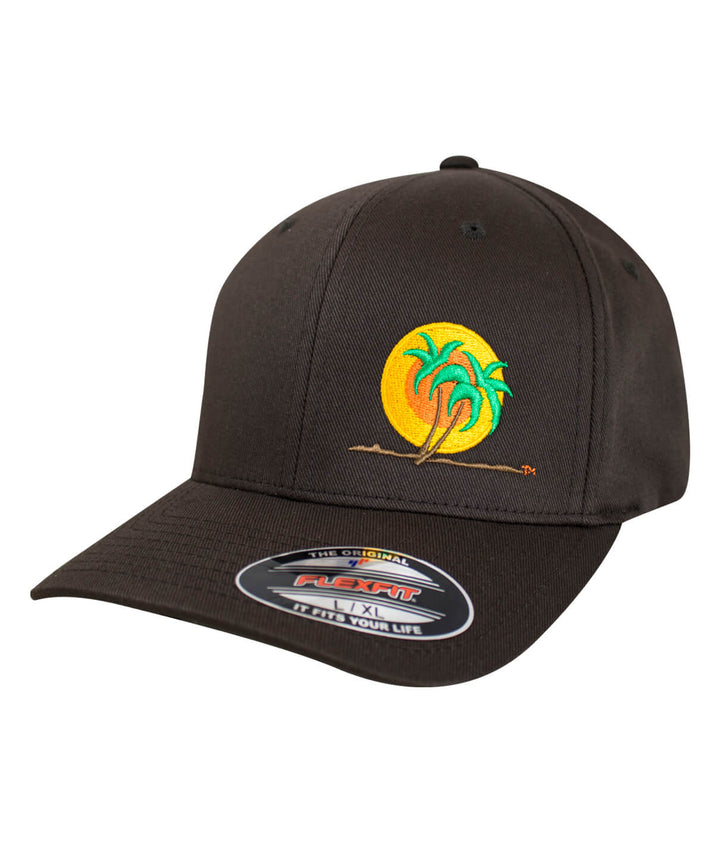 Classic Palm hat, Classic Flexfit Hat with NICERIDE logo embroidered on front, designed in the USA.