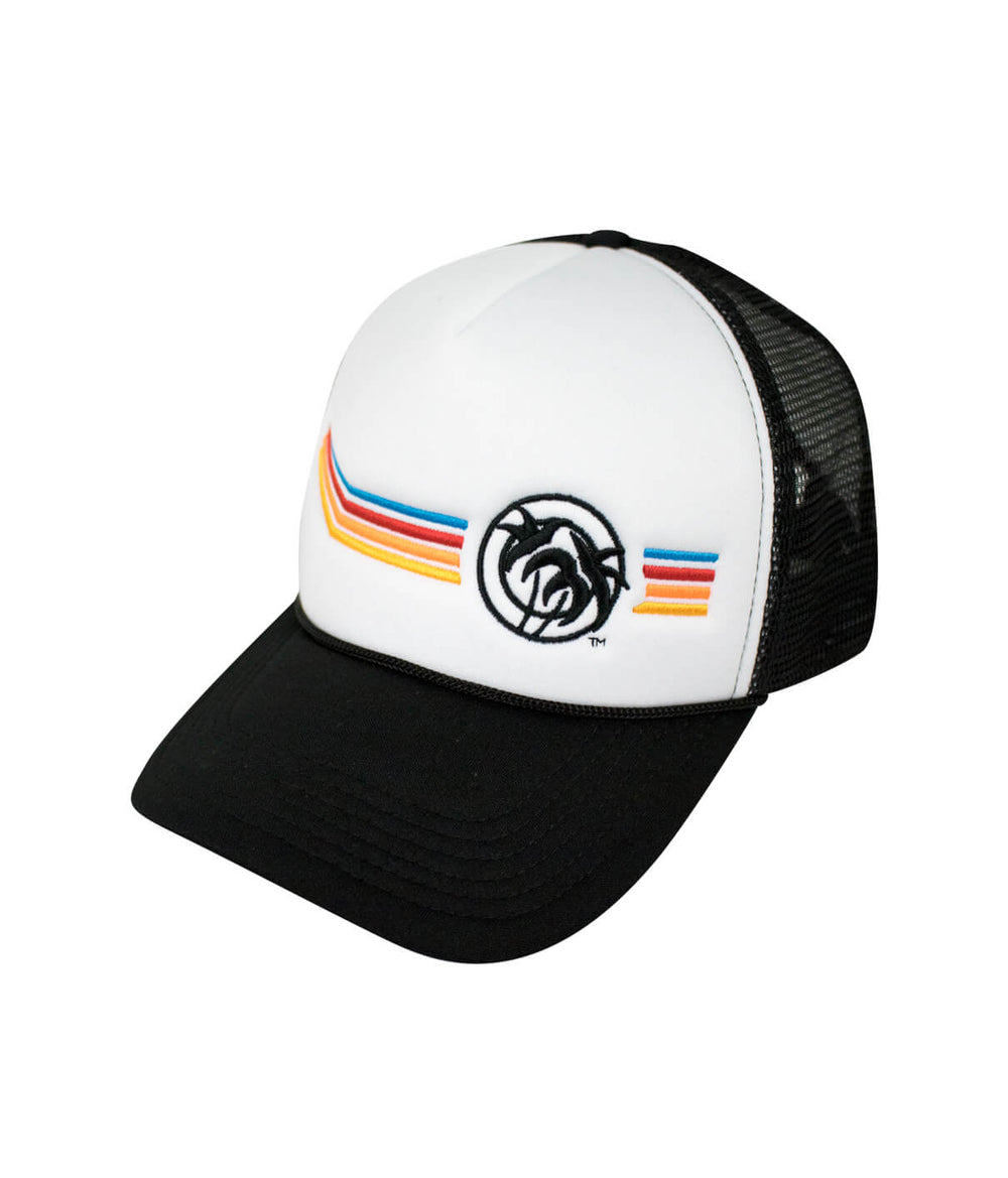 Aquarius Foam Trucker Hat, baseball cap with embroidery, a stylish and comfortable hat.