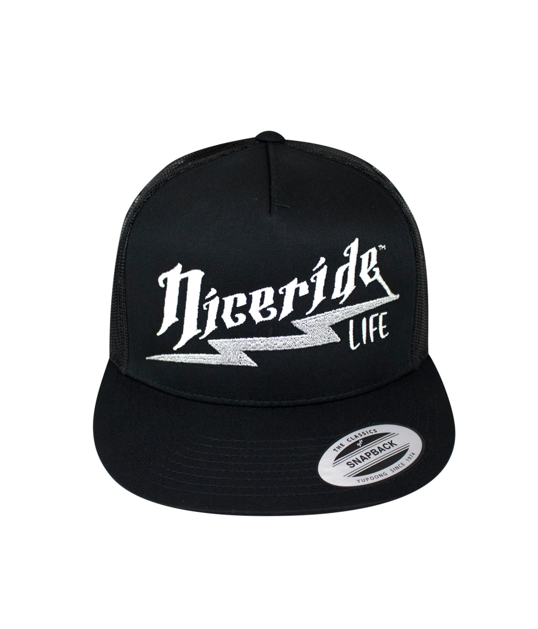 Shocker trucker hat featuring NICERIDE&