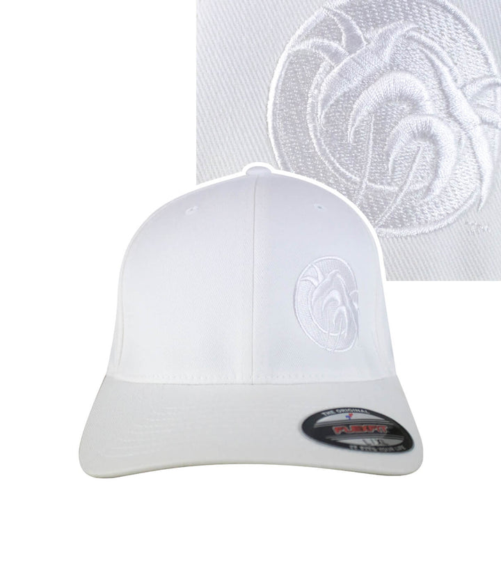 White Flexfit hat featuring NICERIDE&