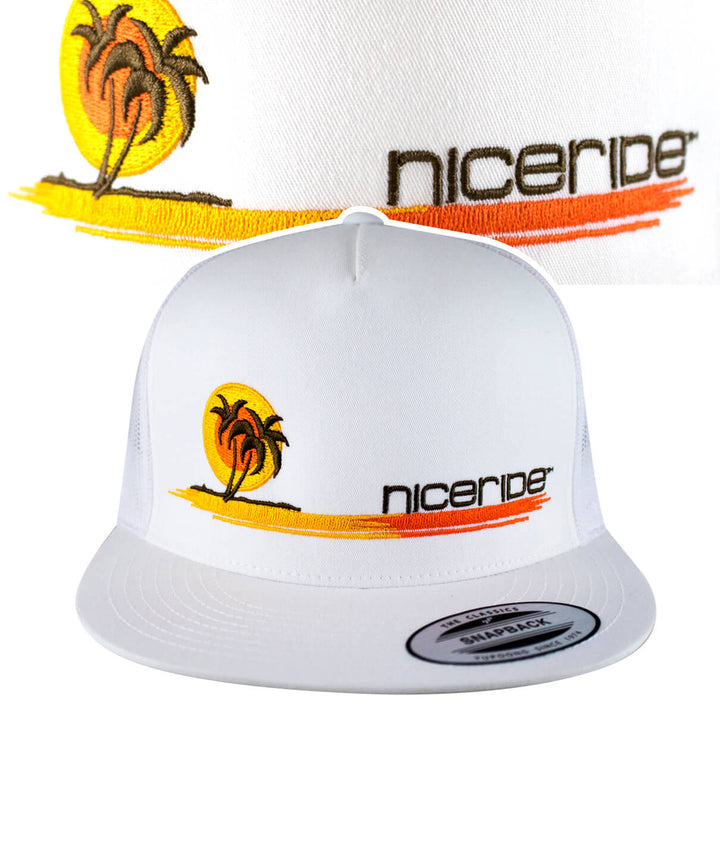 Sunset Trucker Hat featuring NICERIDE&