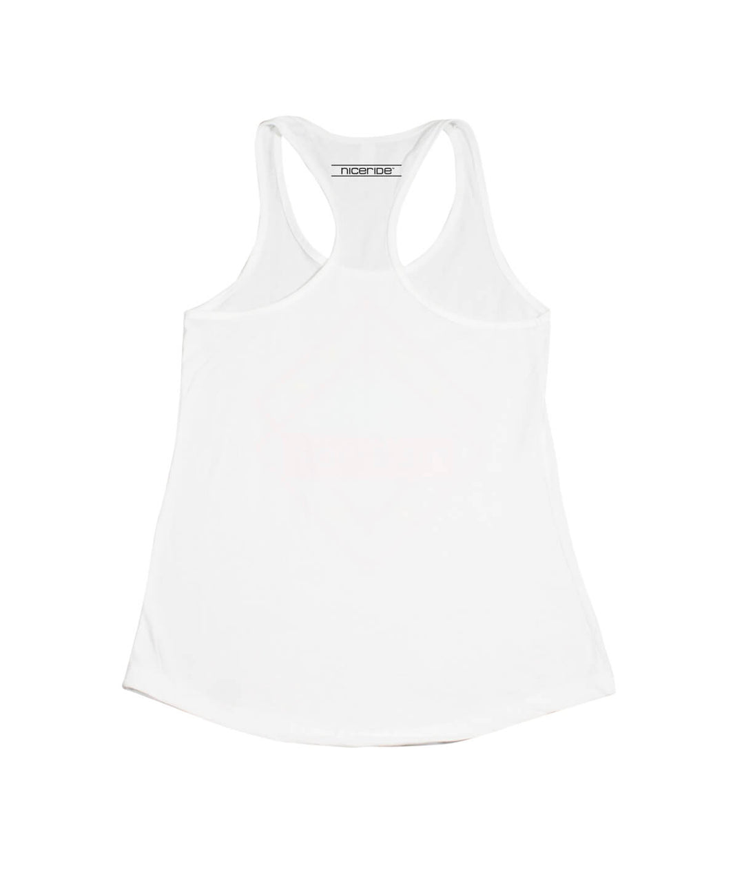 Beer, Lime &amp;amp; Sunshine White Next Level Raceback Tank Top for Women, a comfortable fitted tank top.