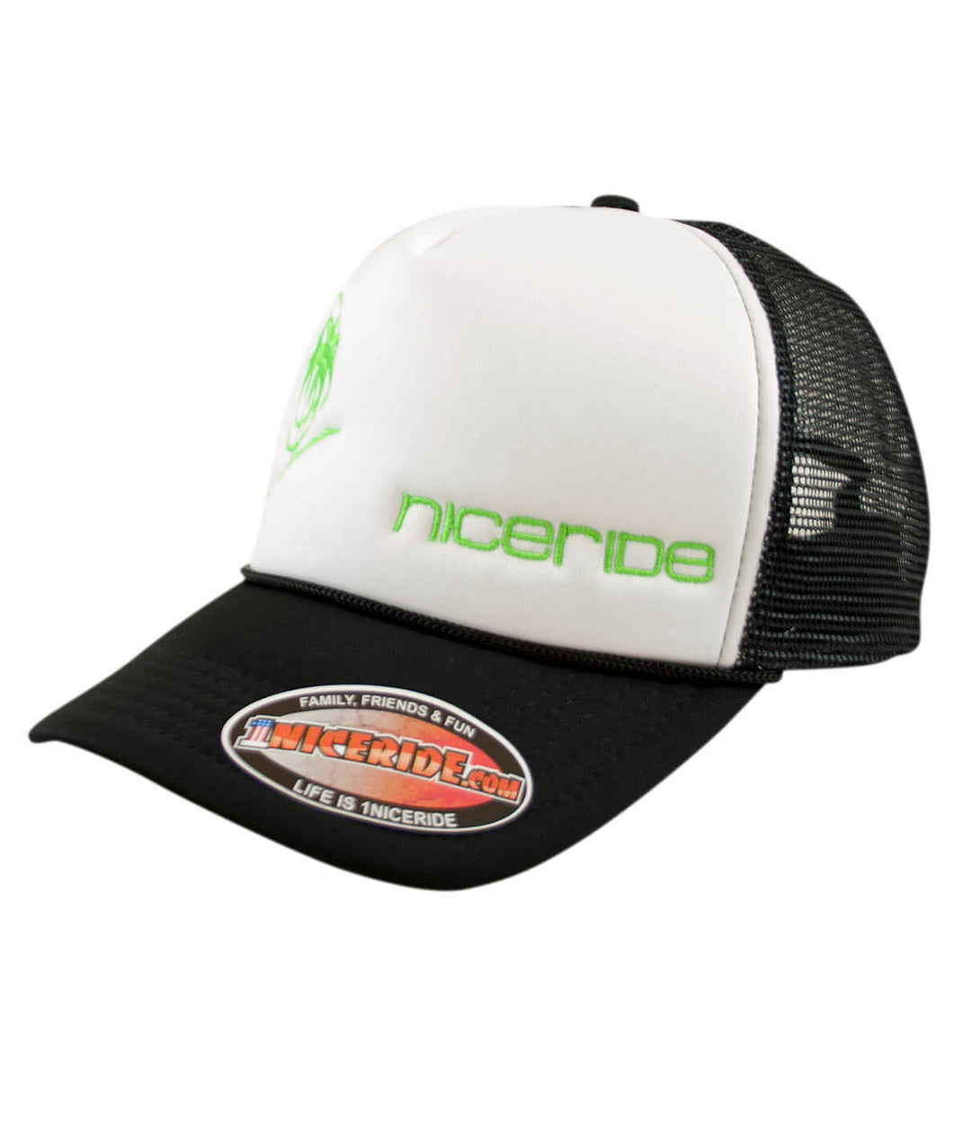 Classic foam trucker hat featuring NICERIDE&