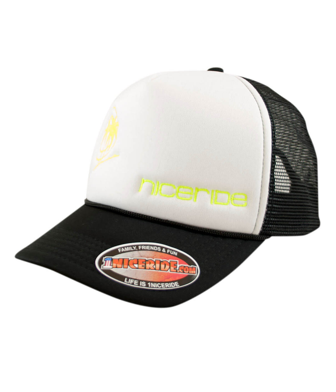 Spring Break Foam Trucker hat featuring NICERIDE&