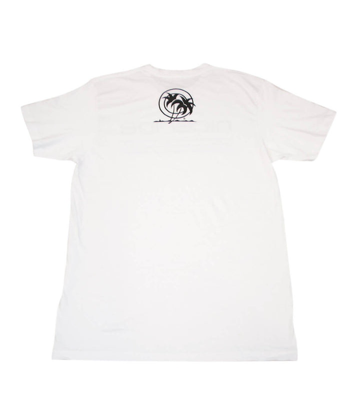 Back view of On The Water - White NICERIDE Men&