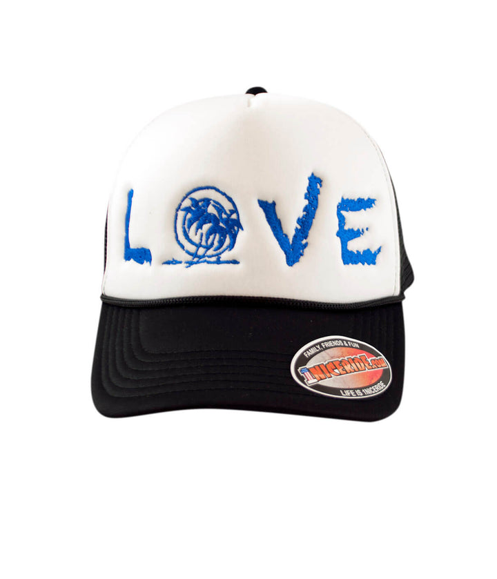 LOVE Foam Trucker Cap featuring NICERIDE&