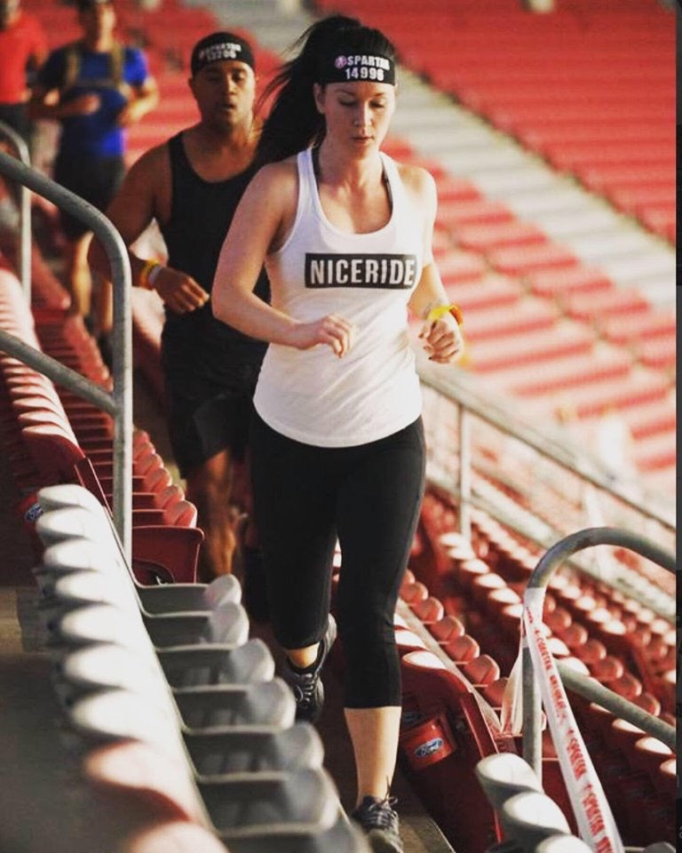 Woman running in a Next Level Women&