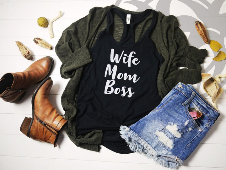 Wife, Mom, Boss - Black Next Level Women&