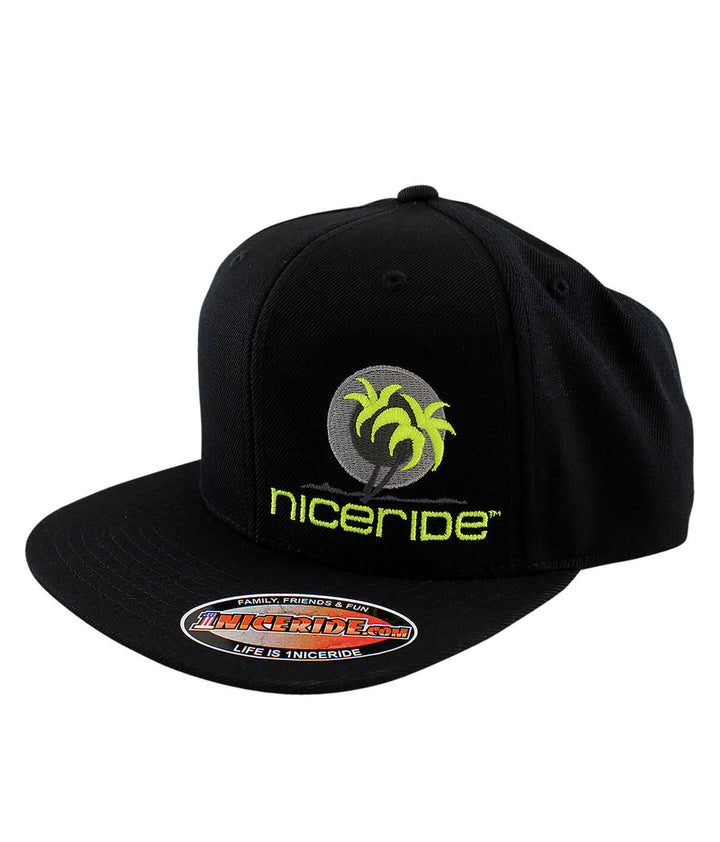 Metro Palm Snapback Hat, a stylish baseball cap with NICERIDE design, perfect for casual wear.
