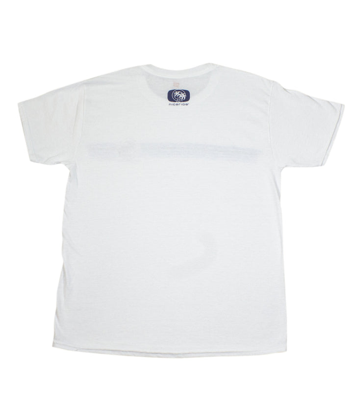 Back view of the Boardwalk shirt, a Hanes Men&
