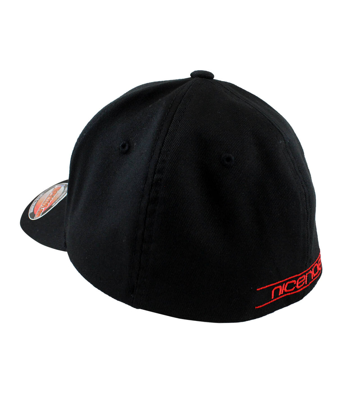NIceride Pride Classic Flexfit hat showcasing the embroidered logo on the back panel, designed for style and comfort.