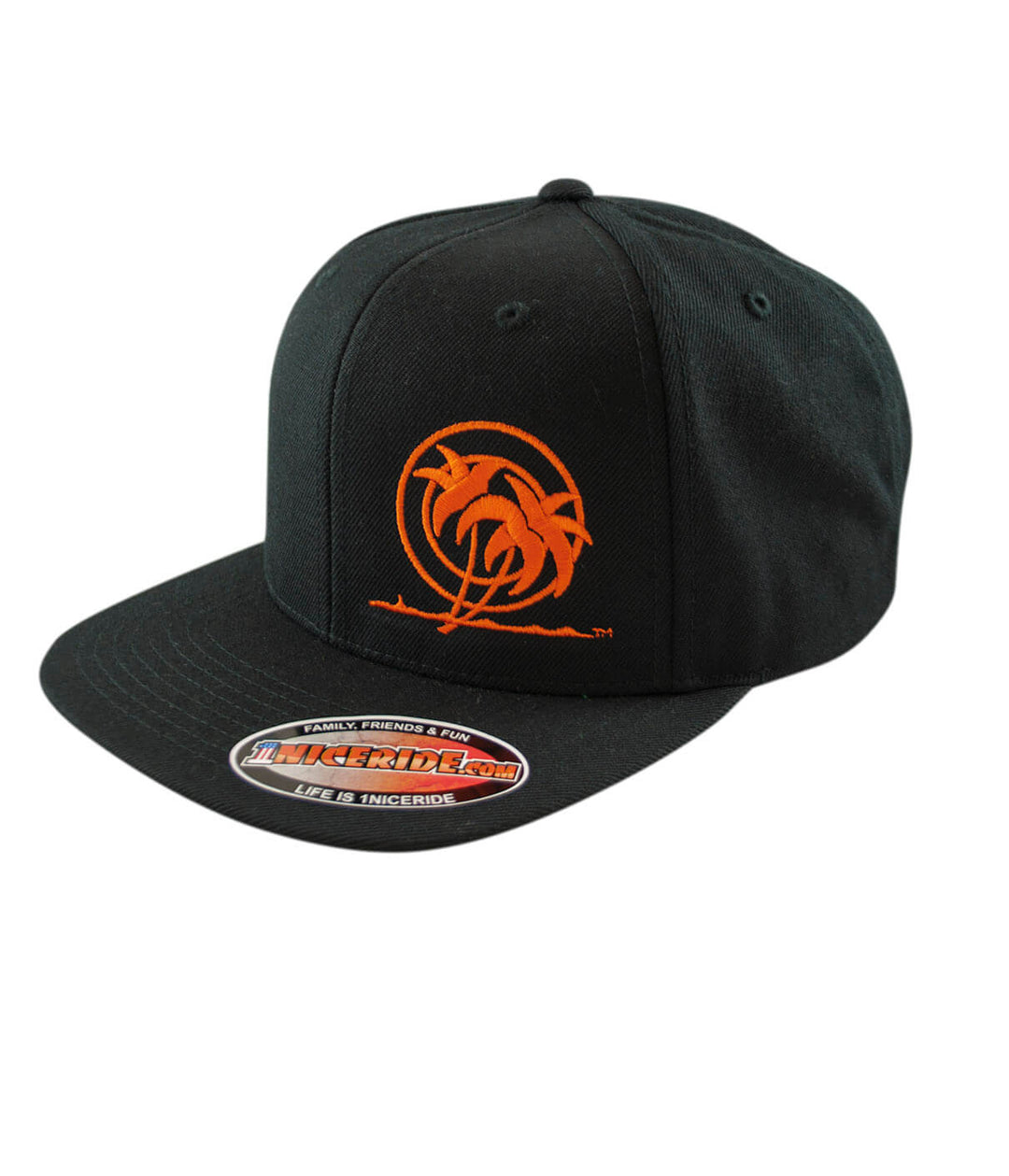 Classic Stencil Palm snapback hat with NICERIDE logo embroidered on the front left panel.
