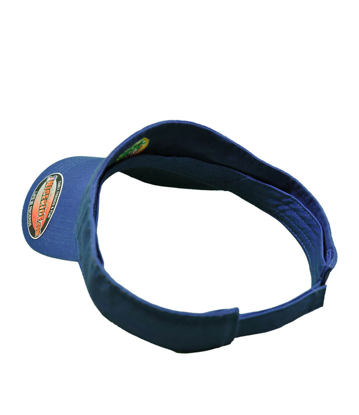 Classic Palm visor showcasing the inside view and hook and loop closure for adjustable fit.