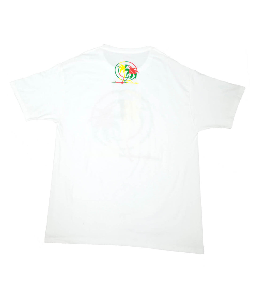 Back view of Jamaican Breeze - White Hanes Men&